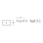 Накладной умывальник Lavinia Boho Bathroom Sink Slim 33311004 Накладной умывальник Lavinia Boho Bathroom Sink Slim 33311004